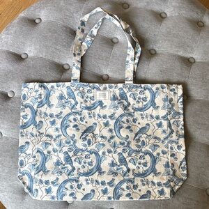 Sezane Canvas Toile Tote Bag
